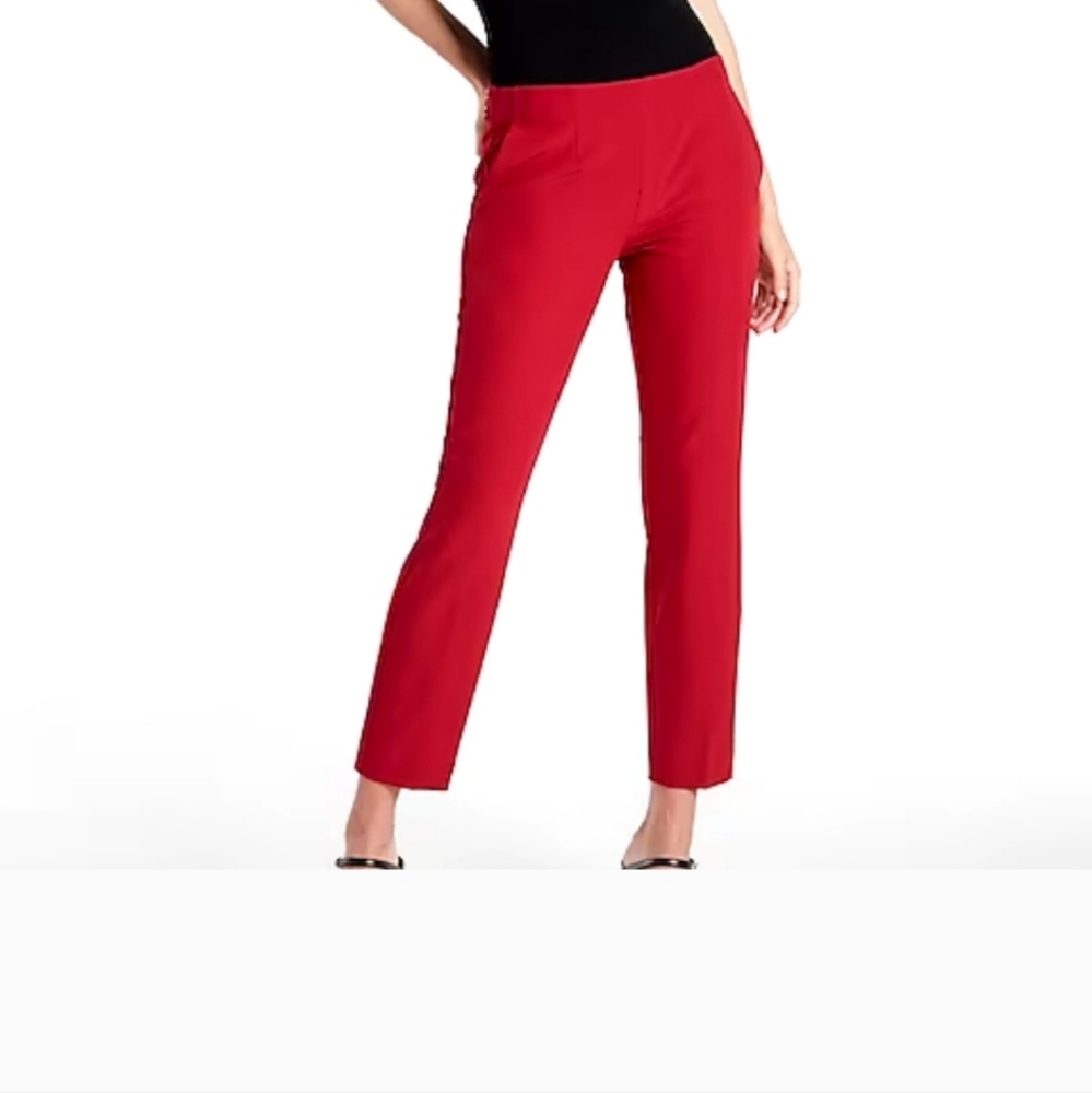 EXPRESS skiny mid  Rise Supersoft Twill Buttoned Waist  Pant